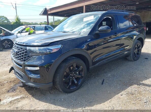 1FMSK8KH5NGC30132 2022 FORD FORD EXPLORER Black Передня ліва чверть