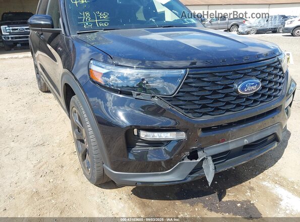 1FMSK8KH5NGC30132 2022 FORD FORD EXPLORER Black Вид спереду