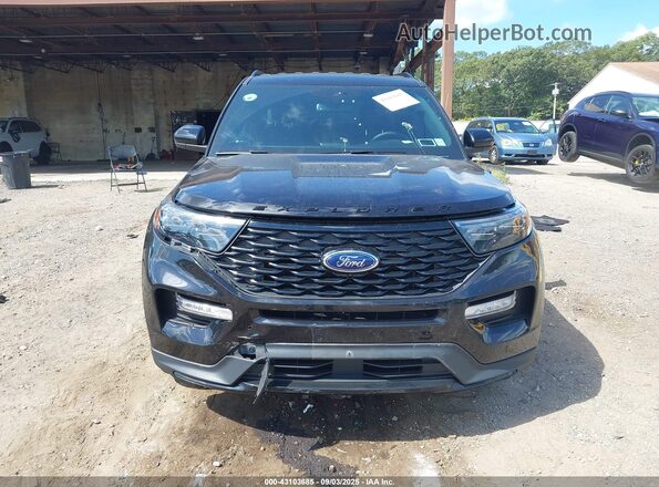 1FMSK8KH5NGC30132 2022 FORD FORD EXPLORER Black Вид щитка приладів