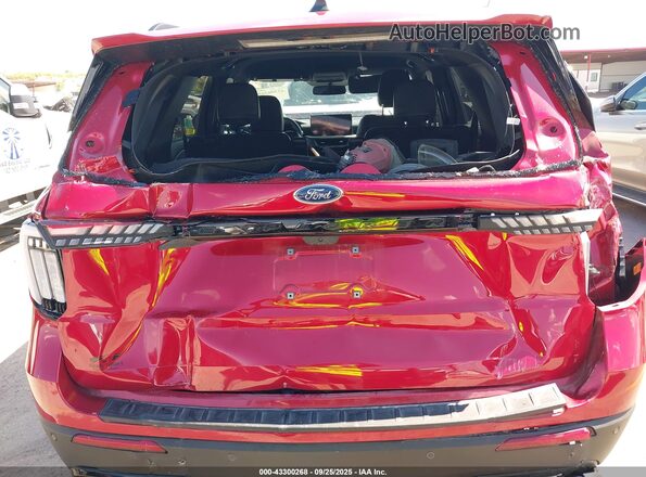 1FMUK7KH9SGA46293 2025 FORD FORD EXPLORER Red Вид спереду