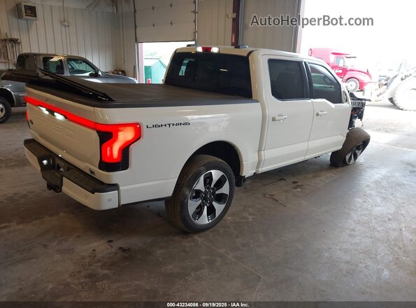 1FT6W1EV3PWG11795 2023 FORD F-150 LIGHTNING White Tył prawy