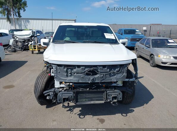 1FT6W1EV9PWG18668 2023 FORD F-150 LIGHTNING White Սալոնի հետևի տեսք