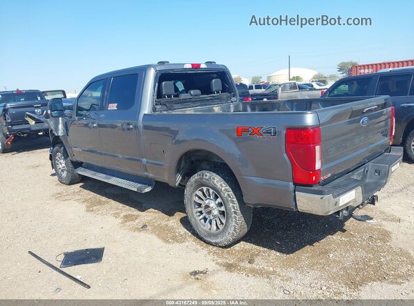 1FT7W2BT0NEC60781 2022 FORD F250 Серый Задняя левая четверть