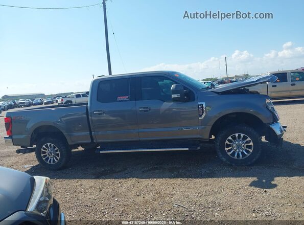 1FT7W2BT0NEC60781 2022 FORD F250 Серый Вид задней части салона