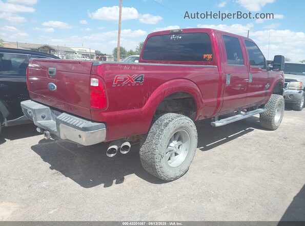 1FT7W2BT1GEB23321 2016 FORD F-250 Maroon 