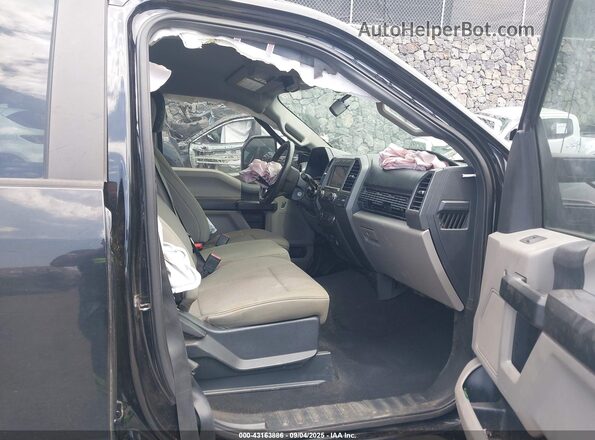 1FT7W2BT1MEC19901 2021 FORD F-250 Black Widok wnętrza z przodu