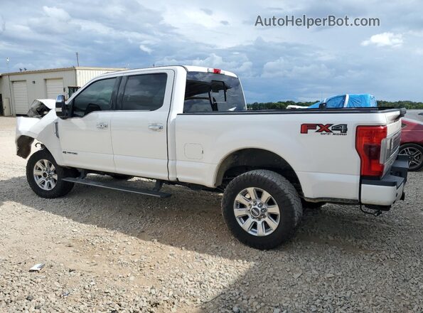 1FT7W2BT6JEB05484 2018 FORD F250 White Trasero izquierdo
