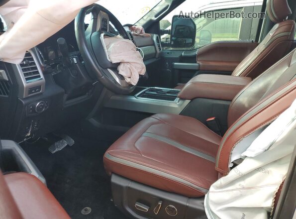 1FT7W2BT6JEB05484 2018 FORD F250 White Vista interior delantera