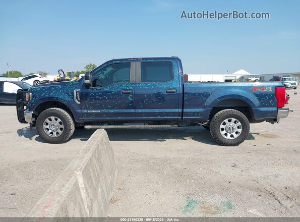 1FT7W2BT7LEE94977 2020 FORD F-250 Blue Панорамний вид салону 360°