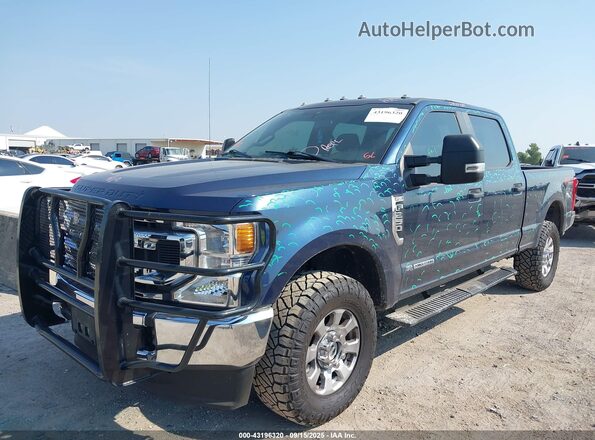1FT7W2BT7LEE94977 2020 FORD F-250 Blue Вид спереду