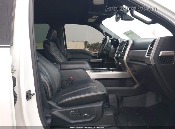 1FT7W2BT9JEB03406 2018 FORD F-250 White წინა სალონის ხედი