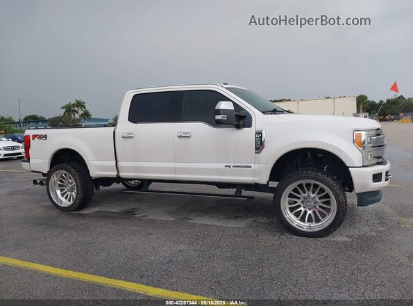1FT7W2BT9JEB03406 2018 FORD F-250 White უკანა სალონის ხედი