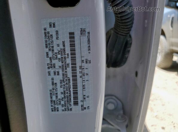 1FT8W2BA0PED70087 2023 FORD F250 White 