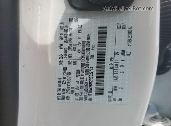 1FT8W2BM2REE29783 2024 FORD F250 White 
