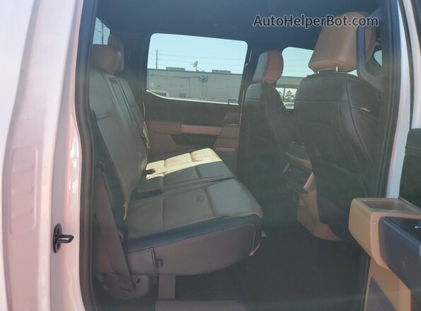1FT8W2BN4PED78194 2023 FORD F250 White Vista de los asientos traseros