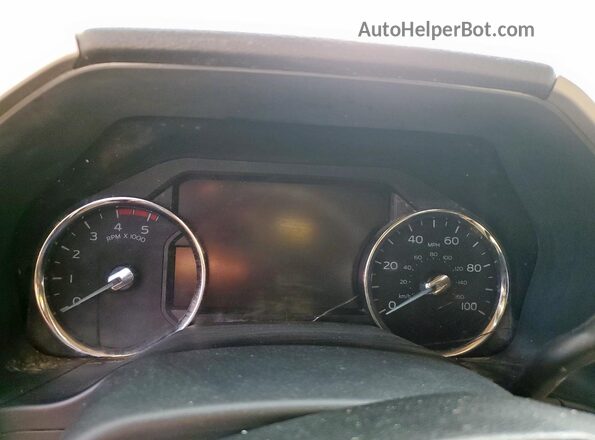 1FT8W2BT2LEC28352 2020 FORD F250 Maroon Instrument cluster view