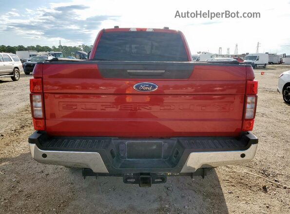 1FT8W2BT2LEC28352 2020 FORD F250 Maroon Rear view