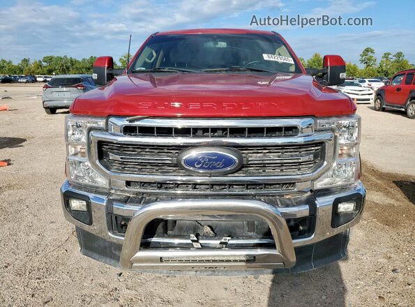 1FT8W2BT2LEC28352 2020 FORD F250 Maroon Front view
