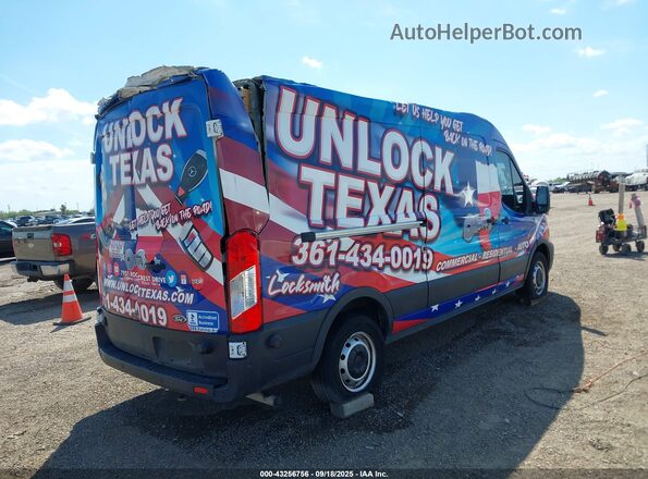 1FTBR1C83LKB46049 2020 FORD TRANSIT-250 Blue Trasero derecho