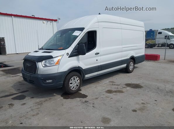 1FTBW3XG3NKA75296 2022 FORD TRANSIT-350 White Vista tres cuartos delantera izquierda