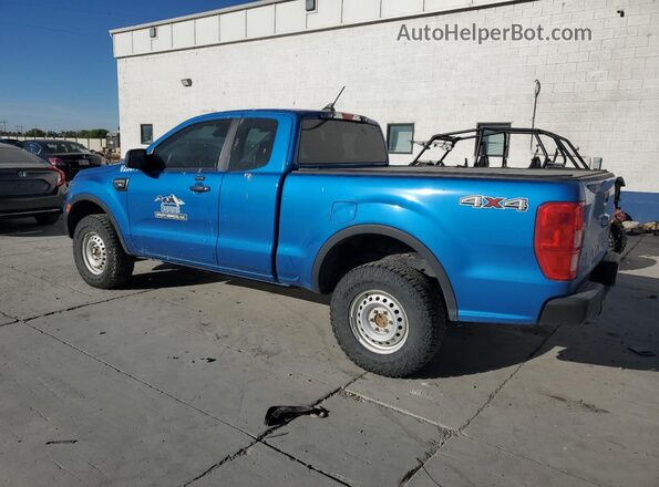 1FTER1FH6MLD18840 2021 FORD RANG Blue Trasero izquierdo