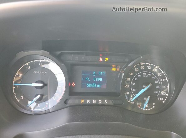 1FTER1FH7MLD43858 2021 FORD RANG Gray Instrument cluster view
