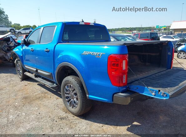 1FTER4FH0MLD63712 2021 FORD RANG Blue Задня ліва чверть
