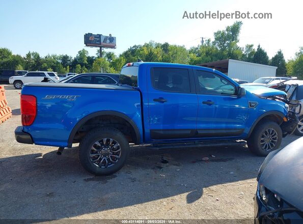 1FTER4FH0MLD63712 2021 FORD RANG Blue Вид задньої частини салону