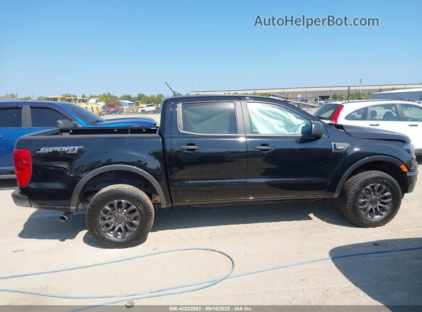 1FTER4FH3LLA50250 2020 FORD RANG Black უკანა სალონის ხედი
