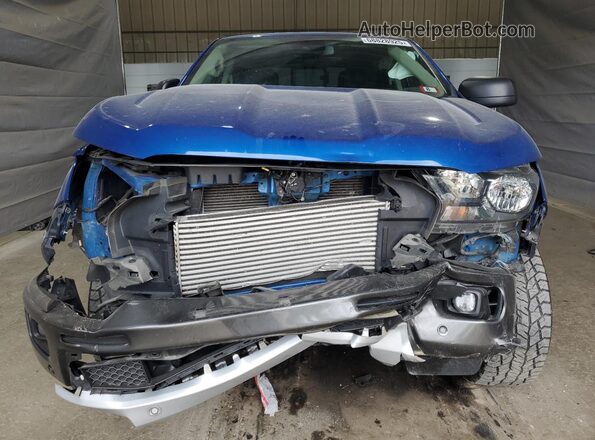 1FTER4FH8KLB04298 2019 FORD RANG Blue Вид спереду