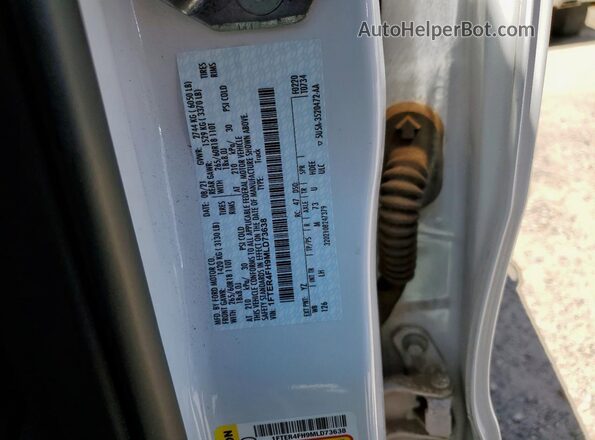 1FTER4FH9MLD73638 2021 FORD RANG White ძრავის განყოფილების ხედი