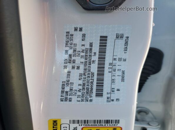 1FTER4HH3RLE15287 2024 FORD RANG White 