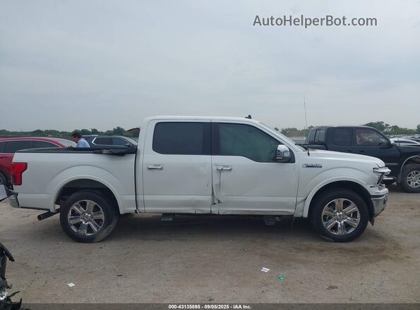 1FTEW1C40LKE60406 2020 FORD F150 White Rear interior view