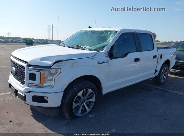 1FTEW1C43LKD59554 2020 FORD F150 White Передня ліва чверть