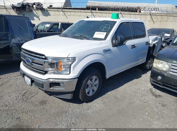 1FTEW1C4XLKE09110 2020 FORD F150 White Vista tres cuartos delantera izquierda