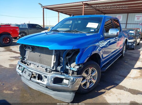 1FTEW1CP1LKF37472 2020 FORD F150 Blue Przód lewy