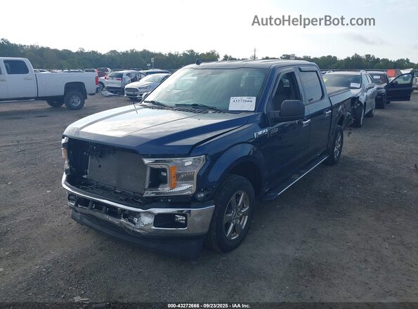 1FTEW1CP2LKE85429 2020 FORD F150 Blue Vista tres cuartos delantera izquierda