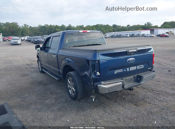 1FTEW1CP2LKE85429 2020 FORD F150 Blue Trasero izquierdo