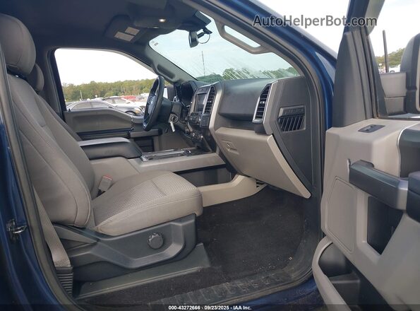 1FTEW1CP2LKE85429 2020 FORD F150 Blue Vista interior delantera