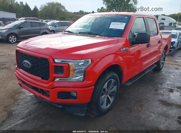 1FTEW1CP9LFA15312 2020 FORD F150 Red Առջևի ձախ երեք քառորդ տեսարան
