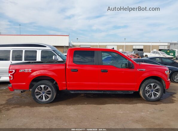 1FTEW1CP9LFA15312 2020 FORD F150 Red Սալոնի հետևի տեսք