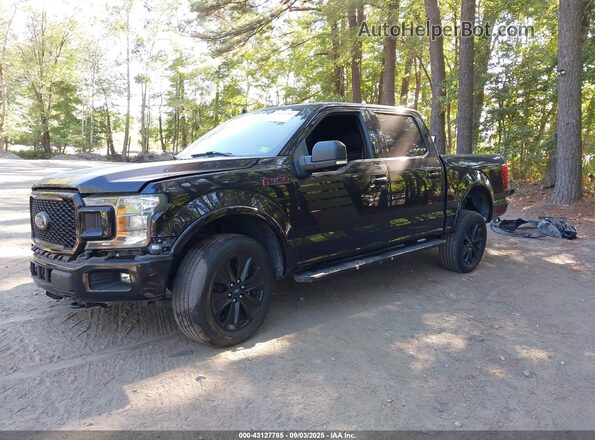 1FTEW1E45LFA08960 2020 FORD F150 Black წინა მარცხენა ხედი სამი მეოთხედიდან
