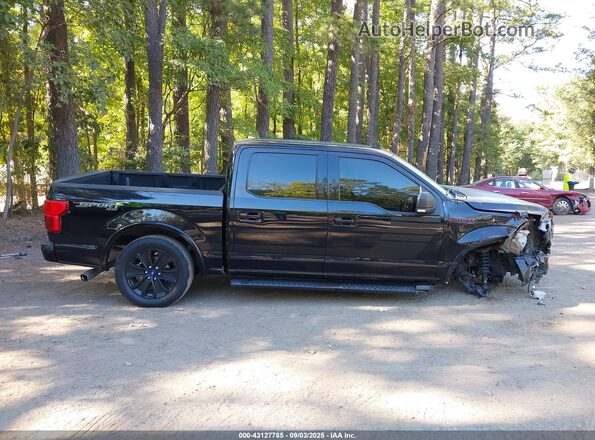 1FTEW1E45LFA08960 2020 FORD F150 Black ხელსაწყოთა პანელის ხედი