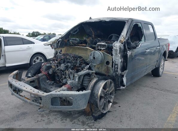 1FTEW1E46LFB08761 2020 FORD F150 Dark Blue Передня ліва чверть