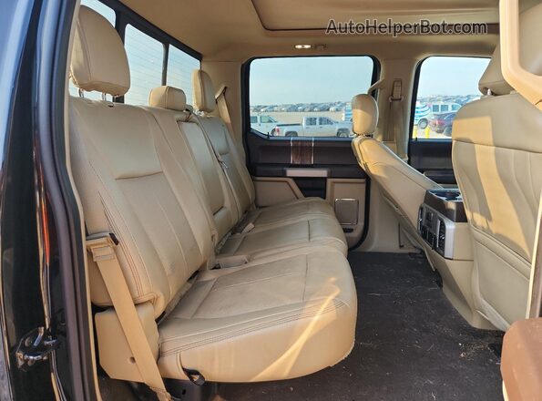 1FTEW1E48LFA11335 2020 FORD F150 Black Rear seats view