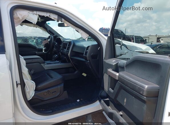 1FTEW1E49LFA07407 2020 FORD F150 White Vista interior delantera