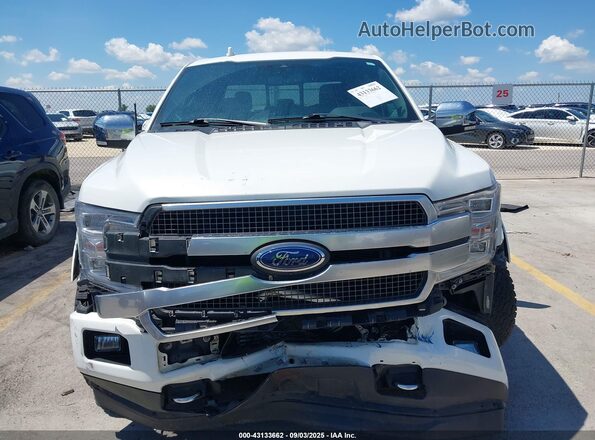 1FTEW1E49LFB15302 2020 FORD F150 White ხელსაწყოთა პანელის ხედი