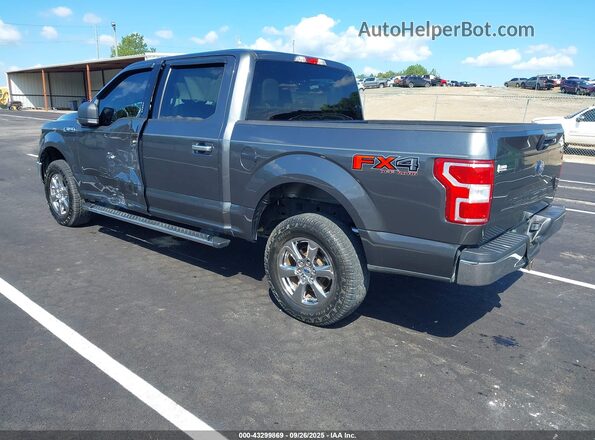 1FTEW1E55LFA07204 2020 FORD F150 Gray Հետևի ձախ