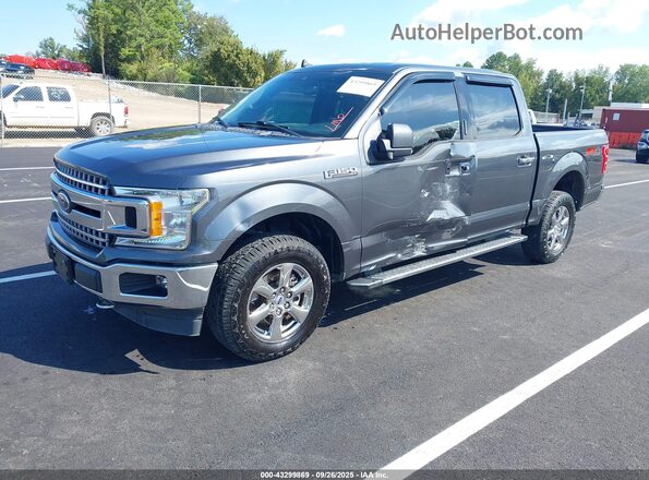 1FTEW1E55LFA07204 2020 FORD F150 Gray Առջևի ձախ երեք քառորդ տեսարան