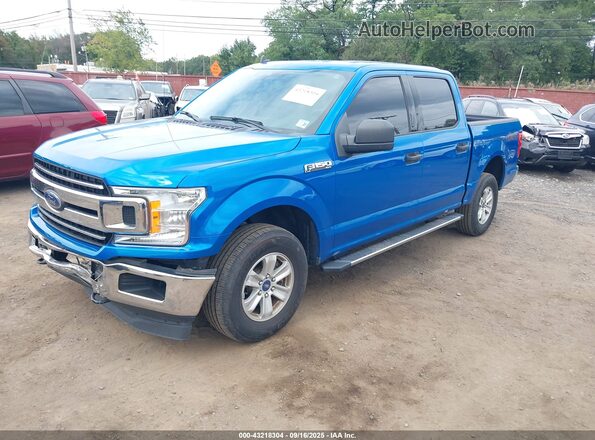 1FTEW1E5XLFA97000 2020 FORD F150 Blue Vista tres cuartos delantera izquierda